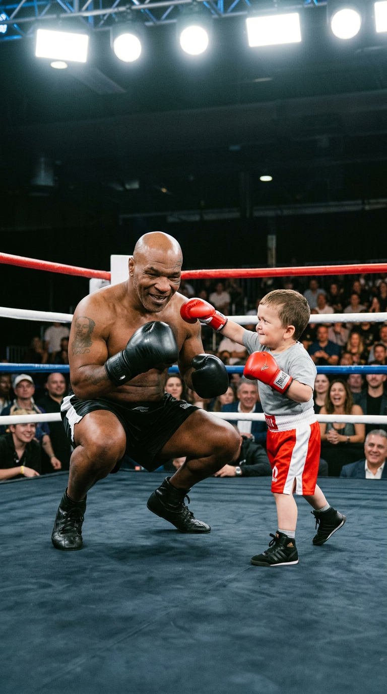 Tyson vs Hasbulla